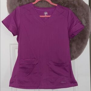 Healing Hands Purple Women's scrub topTop